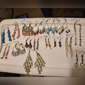 DONATING 5/1 BOGO 1/2 Colorful Dangly, Chandelier Earrings w/ Video